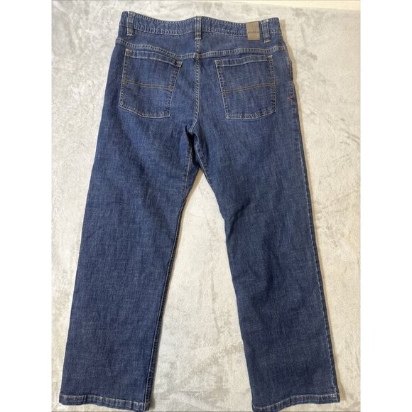 prAna Men’s Jeans 36x30L Blue Organic Cotton Stretch Denim Straight Fit - Picture 8 of 10